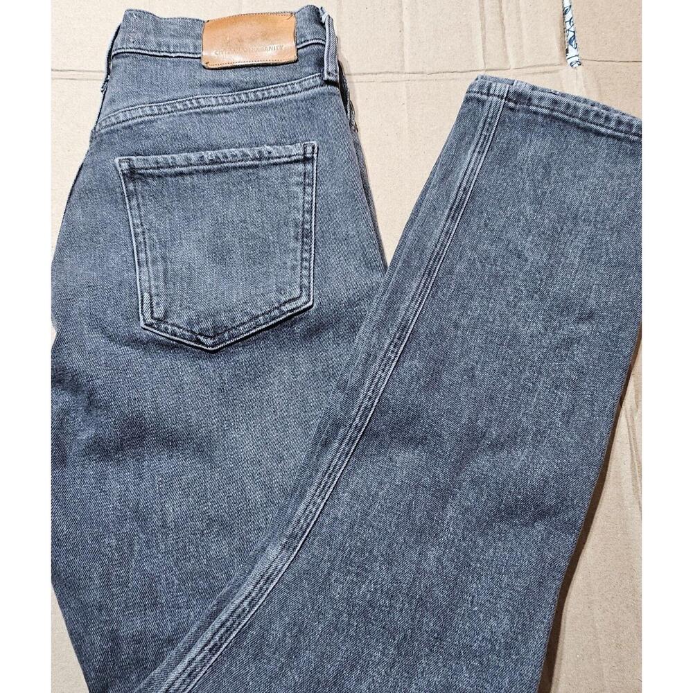 Citizens of Humanity Charlotte Jeans High Rise Button Fly Black Women's‎ Size 24